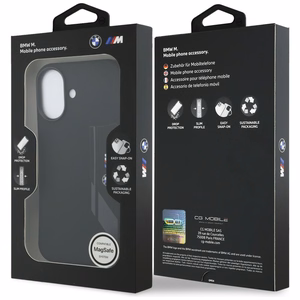 BMW M Silicon Vertical Logo MagSafe Ümbris jaoks iPhone 17 - must
