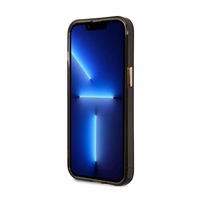 Guess kuldne Outline Translucent MagSafe ümbris jaoks iPhone 13 Pro Max - must