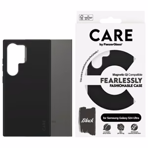 CARE by PanzerGlass Fashion QI Ümbris Samsung Galaxy S24 Ultra - Must