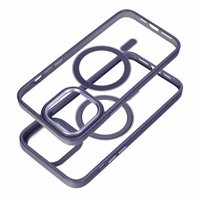 COLOR EDGE MAG COVER Ümbris compatible with MagSafe jaoks IPHONE 15 deep lilla