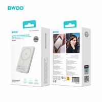 BWOO Ultra Slim Akupank 5000mAh with magnetic charging P79 light hall