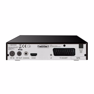 Esperanza EV106P – DVB-T2 H.265/HEVC digitaalse maapealse televisiooni vastuvõtja, must