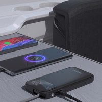 Dudao K31 10000 mAh 22.5W PD Powerbank sisseehitatud kaabliga - must