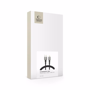 Tech-Protect UltraBoost DNA USB-A / Lightning kaabel 15W/2.4A 100 cm - hall