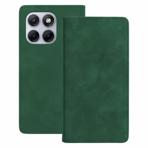 Smart Suede ümbris mudelile Motorola Moto G34, roheline