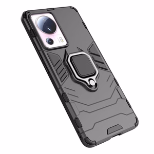 Ring Armor ümbris jaoks Xiaomi 13 Lite armored cover magnetic holder ring must