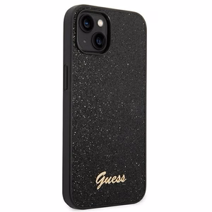 Guess Glitter Script ümbris iPhone 14 Plus'ile - must
