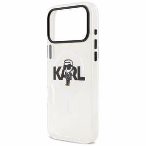 Karl Lagerfeld IML Karl Sketch Logo MagSafe Ümbris jaoks iPhone 17 Pro Max - Läbipaistev