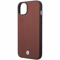 Ümbris BMW BMHCP14S22RFGR iPhone 14 6.1" Burgundy/burgundy Leather Diamond Pattern