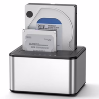 Kahepoolne dokkimisjaam, 2,5"/3,5" SSD/HDD, USB-B