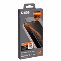 SBS Karastatud klaas D30 with frame jaoks iPhone 13 / 13 Pro / 14
