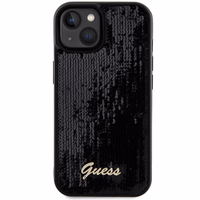 Guess Sequin Script Metal ümbris jaoks iPhone 14 / 15 / 13 - must