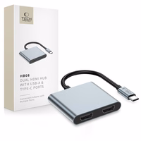 Tech-Protect HB08 4in1 USB-C + USB2.0 + 2 x HDMI 4K 60HZ adapter - hall