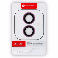 Camera glass to iPhone 16 / 16 Plus Forcell Premium roosa