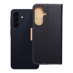 Флип-чехол Samsung A57 Fancy Book черный / золотой