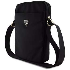 Guess GUTB10NTMLBK Nylon Triangle Logo 10-tolline tahvelarvuti õlakott – must