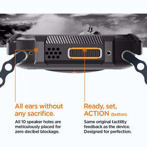 Spigen Rugged Armor ümbris Apple Watch Ultra 49 mm jaoks, mattmust