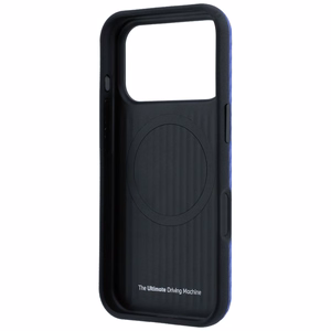 BMW M Carbon Printed Ring MagSafe ümbris mudelile iPhone 17 Pro / 18 Pro – sinine