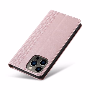Magnet Strap Case чехол для iPhone 13 Pro Max кошелёк + мини-подвеска ремешок розовый