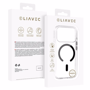 Liavec Pure ümbris kaamera juhtnupuga mudelile iPhone 18 Pro Max/17 Pro Max, must