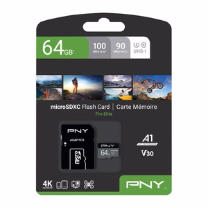 Mälukaart PNY PRO Elite microSDXC 64GB