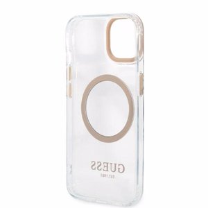Guess GUHMP13MHTRMD iPhone 13 6.1" золотой/золотой жёсткий чехол Metal Outline MagSafe