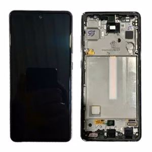 LCD ekraan Samsung A525/A526 A52 4G/5G 2021 puuteekraani ja raamiga Awesome White originaal (teenuspakett)