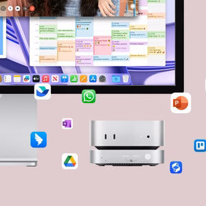 Orico MiniLink 9-in-1 dokkimisjaam M.2 SSD kõvaketta pesaga - hõbedane