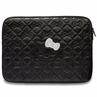 Hello Kitty Zip PU Quilted Bows ümbris jaoks a 14" laptop - must