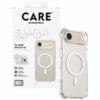 CARE by PanzerGlass Fashionable Samba Ümbris w. Valge MagSafe jaoks iPhone Air - Läbipaistev