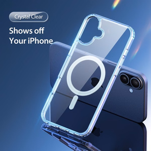 DUX DUCIS ümbris CLIN MAG compatible with MagSafe jaoks IPHONE 16 Plus läbipaistev