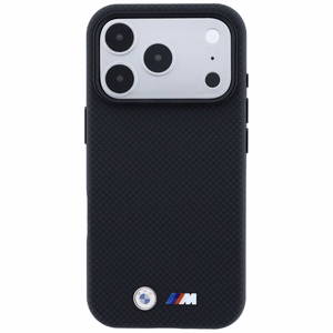 BMW M Quadrille Kevlar metalllogoga MagSafe-ümbris iPhone 17 Pro Max / 18 Pro Max jaoks, must