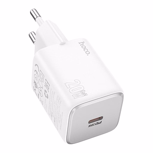 Phone Laadija Hoco USB C QC PD 20W N40 valge