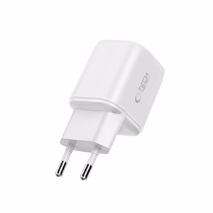 Tech-Protect NCA100W-GaN 3 pesaga 100 W PD 3.2/QC 3.0 seinatoiteadapter – valge