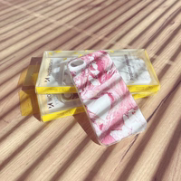 Wozinsky Marble geeliga ümbris marmor Samsung Galaxy S22+ (S22 Plus) must