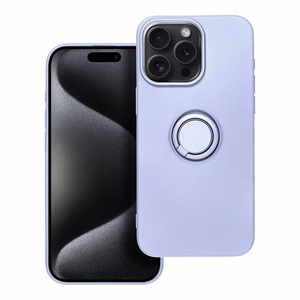 SILICONE RING ümbris jaoks IPHONE 15 Pro Max lilla
