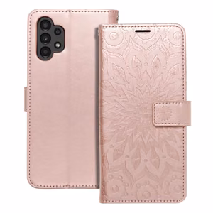 MEZZO Book ümbris jaoks SAMSUNG A13 4G mandala rose kuldne