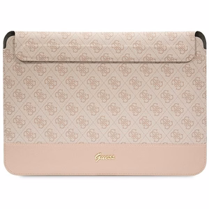 Guess 4G Stripe Metal Logo ümbris jaoks a 14" laptop - roosa