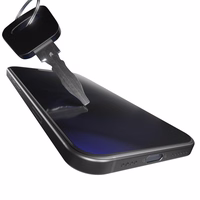 Puro Privacy Karastatud klaas jaoks iPhone 16 Plus / iPhone 15 Plus