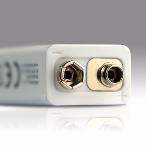 everActive 6F22/9V Li-ion 550 mAh laetav aku USB Type-C-ga