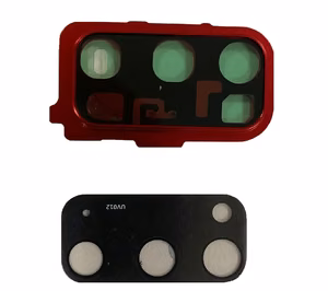 Samsung G980/G981 S20 lens jaoks camera koos frame Aura Punane ORG