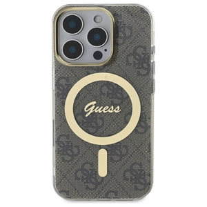 Guess IML 4G MagSafe ümbris jaoks iPhone 16 Pro - brown
