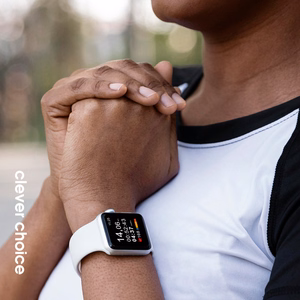 Crong Liquid rihm Apple Watch 38 / 40 / 41 / 42 mm kellale, valge