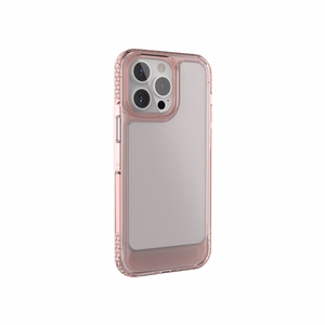 Ugly Rubber UMODEL ümbris jaoks iPhone 15 Pro 6,1" clear roosa