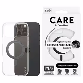CARE by PanzerGlass Feature Kickstand Ümbris iPhone 16 Pro Max 6.9" must/must MagSafe 1324