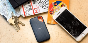 SanDisk Extreme Portable 1000 GB must kaasaskantav SSD
