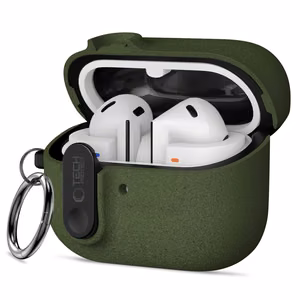 Tech-Protect Slim Hook ümbris Samsung Galaxy Buds 3 / 3 FE / 3 Pro jaoks - roheline