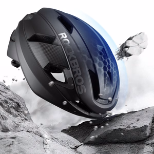 Rockbros LK-15 Carbon Fiber Bike Helmet 58-62cm - Black