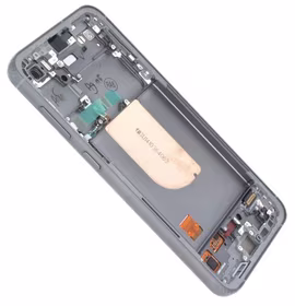 LCD screen Samsung S711 S23 FE 5G koos touch screen ja frame Graphite original (assembled service pack)