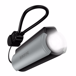 Borofone BJ87 Star akupank 5000mAh Type-C taskulambiga must